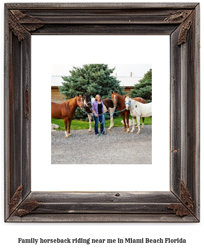 family horseback riding near me in Miami Beach, Florida